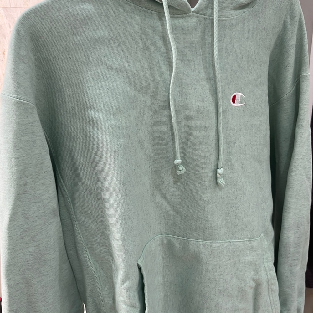 Mint champion hoodie